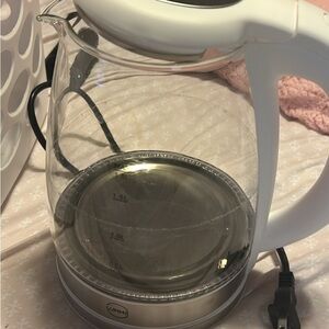 White Electric water heater